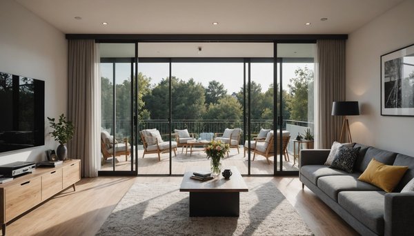 Éclairez votre balcon avec des portes coulissantes modernes