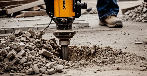 Choisissez le meilleur marteau piqueur pour vos travaux de démolition